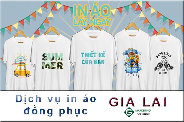 Dịch vụ thiết kế in áo đồng phục Gia Lai