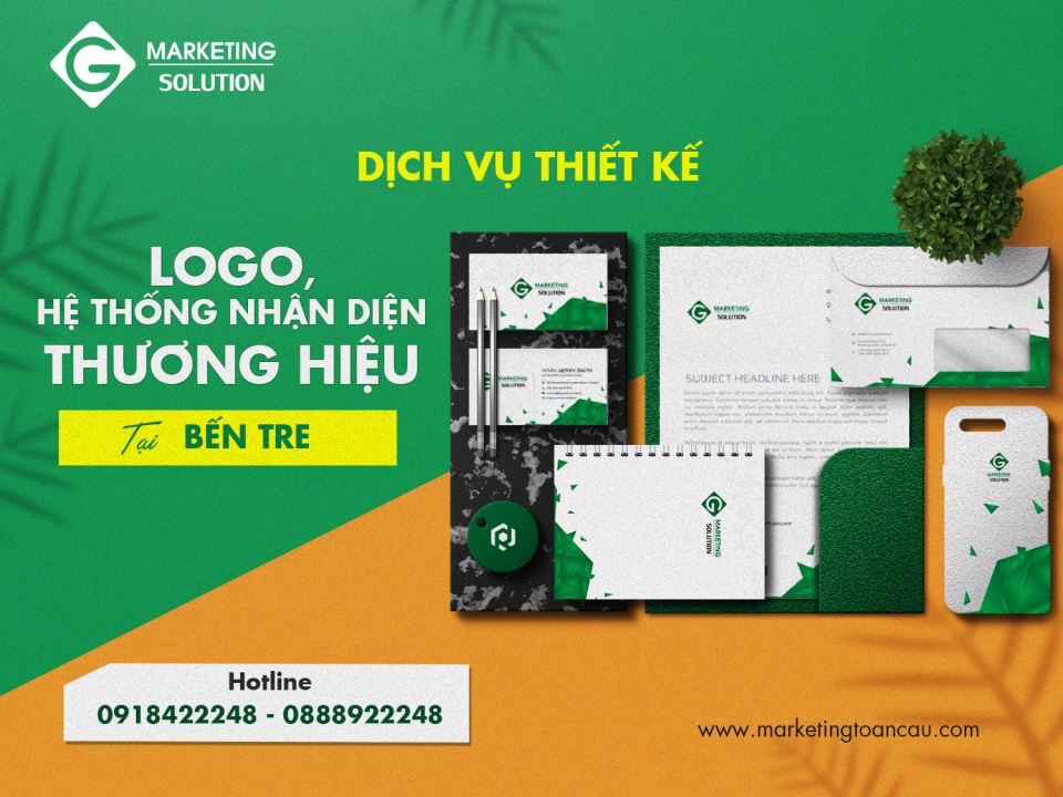 Dịch vụ thiết kế logo, hệ thống nhận diện thương hiệu tại Bến Tre | Uy tín giá tốt 