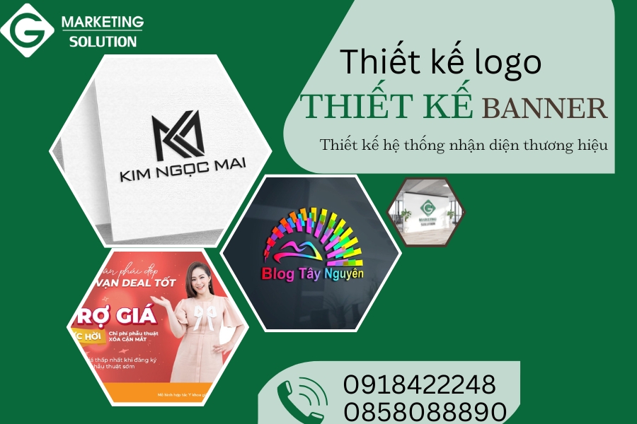 Dịch vụ thiết kế logo, thiết kế banner, thiết kế hệ thống nhận diện thương hiệu tại Trà Vinh