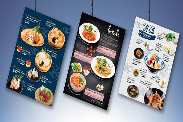 Dịch vụ thiết kế menu chuyên nghiệp, ấn tượng tại Kon Tum 