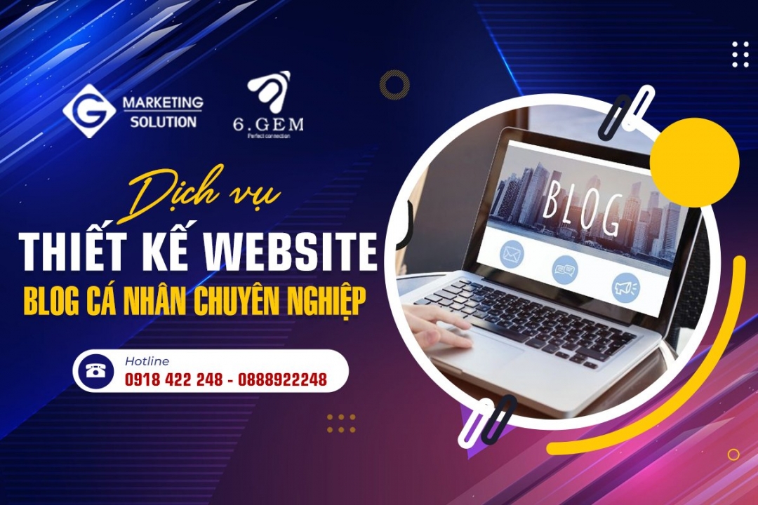Dịch vụ thiết kế website - blog cá nhân tại Tp. Quy Nhơn