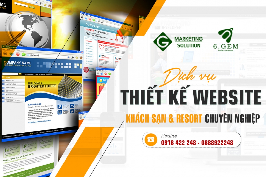 Dịch vụ Thiết kế Website Khách sạn & Resort chuyên nghiệp