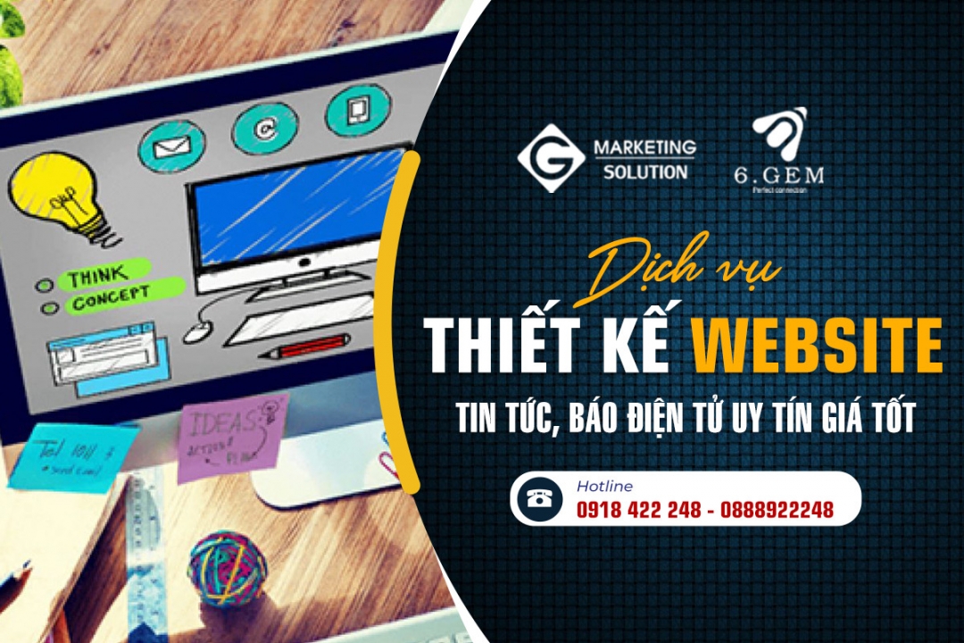 Dịch vụ thiết kế website tin tức, báo điện tử Dak Lak