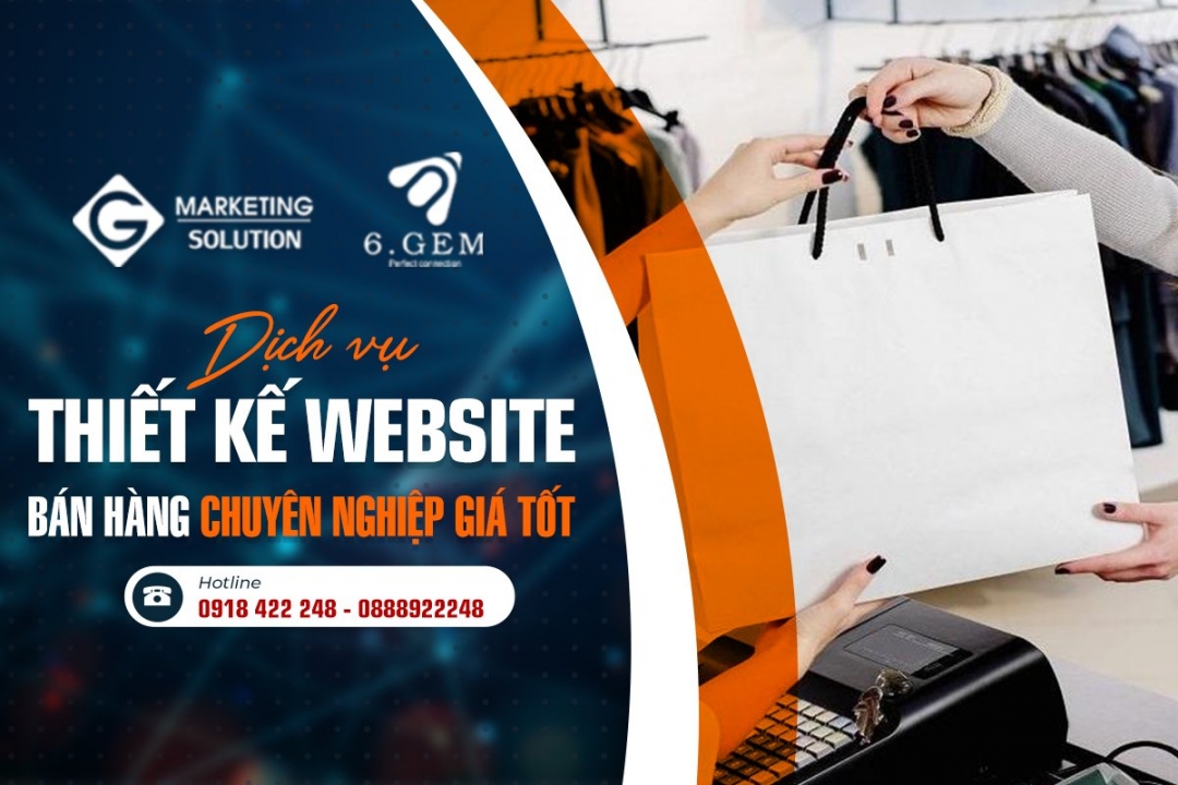 Dịch vụ thiết website bán hàng chuyên nghiệp