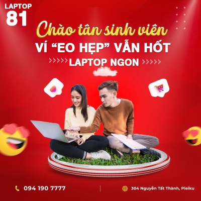 Quảng cáo facebook, quản trị fanpage cho Cửa hàng Laptop 81