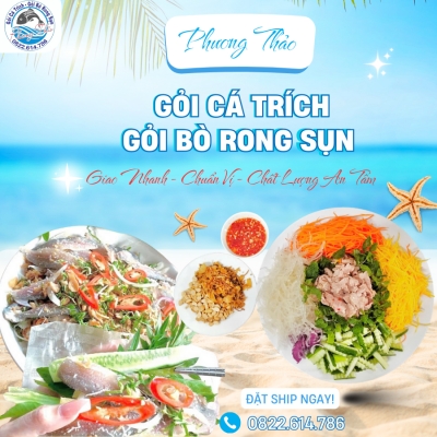 Quảng cáo facebook, quản trị fanpage cho lĩnh vực bán hàng online - Gỏi Cá Trích Phương Thảo