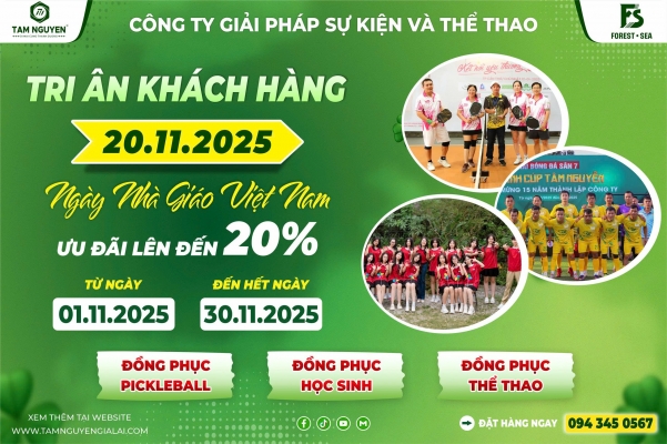 Quảng cáo facebook, quản trị fanpage cho lĩnh vực cửa hàng đồng phục thể thao- Tâm Nguyễn Gia Lai