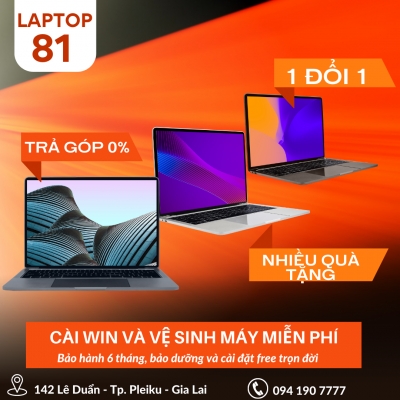 Quảng cáo facebook, quản trị fanpage cho lĩnh vực cửa hàng máy tính - Laptop 81