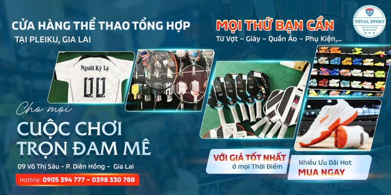 Quảng cáo facebook, quản trị fanpage cho lĩnh vực cửa hàng thể thao - Total Sport