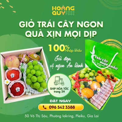 Quảng cáo facebook, quản trị fanpage cho lĩnh vực cửa hàng trái cây sạch - Hoàng Quy Good Food