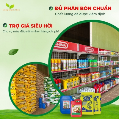 Quảng cáo facebook, quản trị fanpage cho lĩnh vực cung cấp phân bón - Hệ thống chi nhánh VTNN Dũng Khánh Hiền 