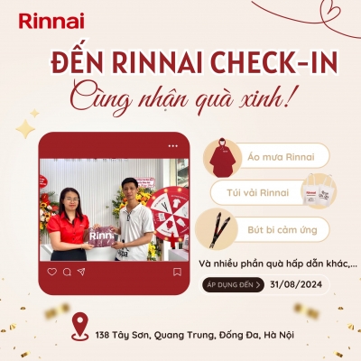 Quảng cáo facebook, quản trị fanpage cho lĩnh vực đồ dùng gia đình- Rinnai Việt Nam
