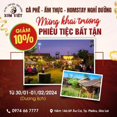 Quảng cáo facebook, quản trị fanpage cho lĩnh vực homestay  - Xóm Việt Farm - Homestay