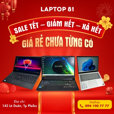Quảng cáo facebook, quản trị fanpage cho lĩnh vực mua bán laptop - Laptop 81