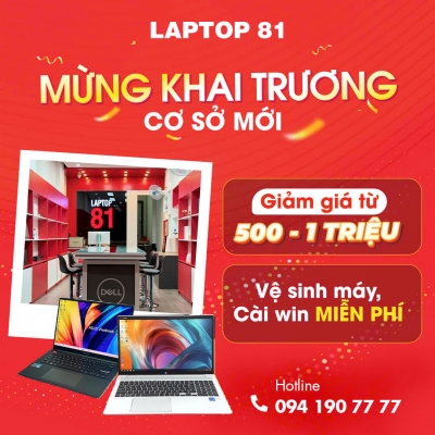 Quảng cáo facebook, quản trị fanpage cho lĩnh vực mua bán laptop, máy tính- Laptop81