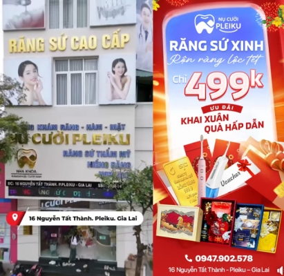 Quảng cáo facebook, quản trị fanpage cho lĩnh vực nha khoa - Nha Khoa Nụ Cười Pleiku