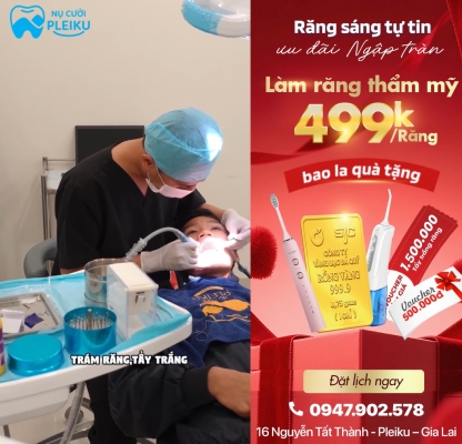 Quảng cáo facebook, quản trị fanpage cho lĩnh vực nha khoa - Nha Khoa Nụ Cười Pleiku