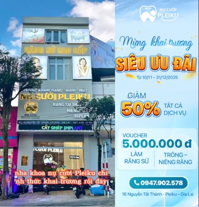 Quảng cáo facebook, quản trị fanpage cho lĩnh vực nha khoa - Nha Khoa Nụ Cười Pleiku