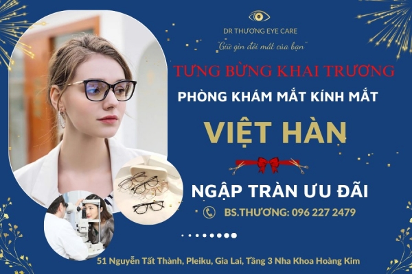 Quảng cáo facebook, quản trị fanpage cho lĩnh vực nhãn khoa - Phòng khám mắt - kính mắt Việt Hàn Bs Thương