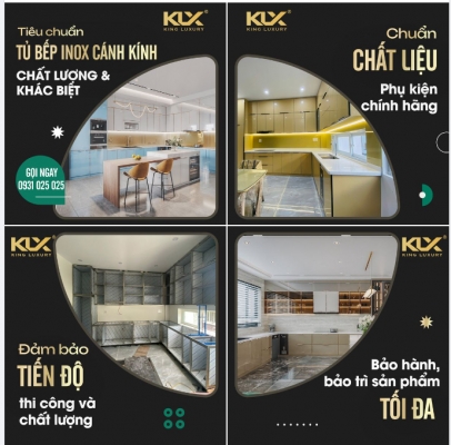 Quảng cáo facebook, quản trị fanpage cho lĩnh vực nội thất bếp - King Luxury Viet Nam