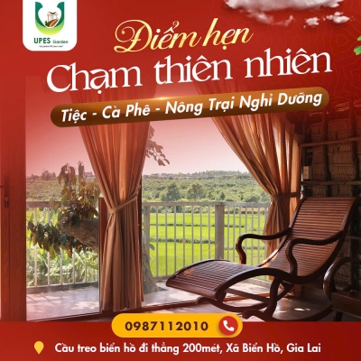 Quảng cáo facebook, quản trị fanpage cho lĩnh vực nông trại, homestay  - Upes Garden