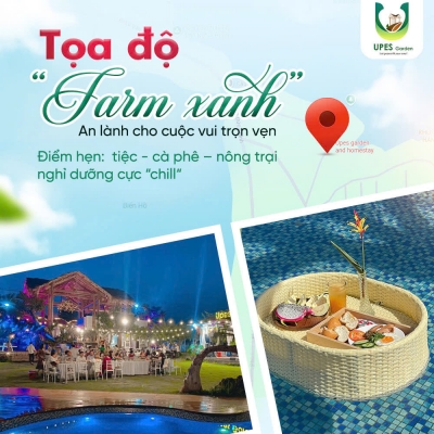 Quảng cáo facebook, quản trị fanpage cho lĩnh vực nông trại, khu vui chơi tổng hợp- Upes Garden