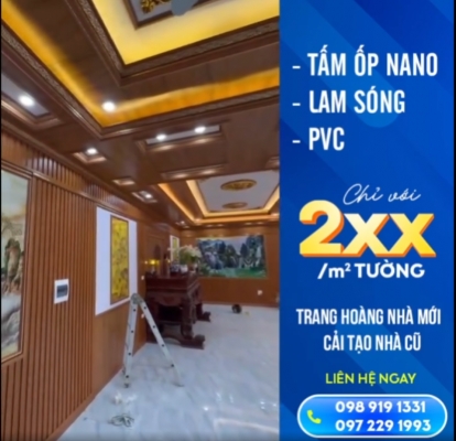 Quảng cáo facebook, quản trị fanpage cho lĩnh vực ốp tường trần nhựa  - Nội Thất Gỗ Nhựa Tú Anh Hà Nội