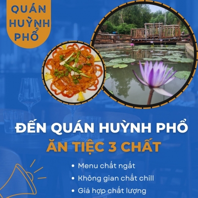 Quảng cáo facebook, quản trị fanpage cho lĩnh vực quán ăn, nhà hàng hải sản - Quán Huỳnh Phổ