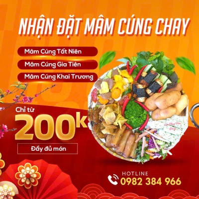 Quảng cáo facebook, quản trị fanpage cho lĩnh vực quán chay - Lẩu Chay Hoa Đăng