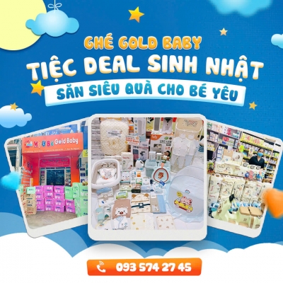 Quảng cáo facebook, quản trị fanpage cho lĩnh vực shop mẹ và bé- Cửa hàng mẹ và bé Gold baby