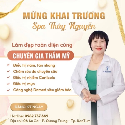 Quảng cáo facebook, quản trị fanpage cho lĩnh vực spa thẩm mỹ, chăm sóc da - Spa Thúy Nguyễn