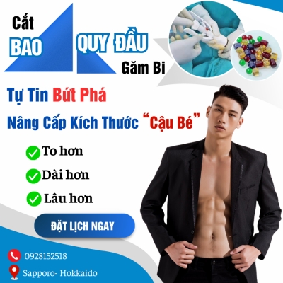 Quảng cáo facebook, quản trị fanpage cho lĩnh vực thẩm mỹ cậu bé - Linh Găm Bi - Cắt Bao Quy Đầu Hokkaido