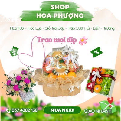 Quảng cáo facebook, quản trị fanpage cho lĩnh vực trái cây sạch - Shop Hoa Phượng