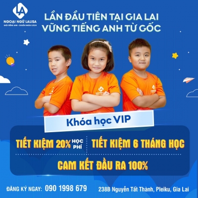 Quảng cáo facebook, quản trị fanpage cho lĩnh vực trung tâm ngoại ngữ- Hệ Thống TT Ngoại Ngữ Lalisa Việt Nam - Gia Lai