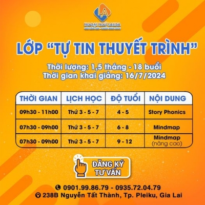 Quảng cáo facebook, quản trị fanpage cho lĩnh vực trung tâm ngoại ngữ- Hệ Thống TT Ngoại Ngữ Lalisa Việt Nam - Gia Lai