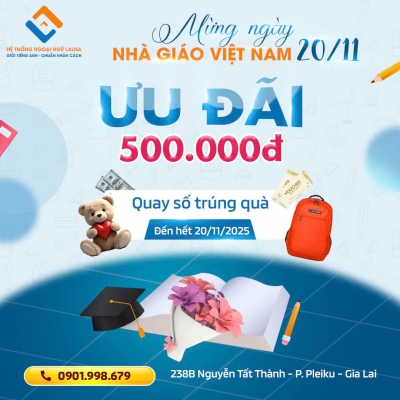 Quảng cáo facebook, quản trị fanpage cho lĩnh vực trung tâm ngoại ngữ - Trung Tâm Ngoại Ngữ Lalisa - Pleiku