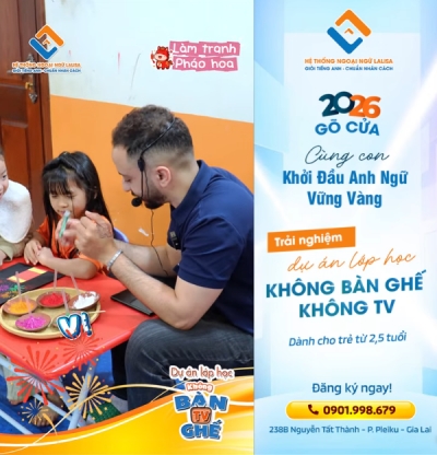 Quảng cáo facebook, quản trị fanpage cho lĩnh vực trung tâm ngoại ngữ - Trung Tâm Ngoại Ngữ Lalisa - Pleiku