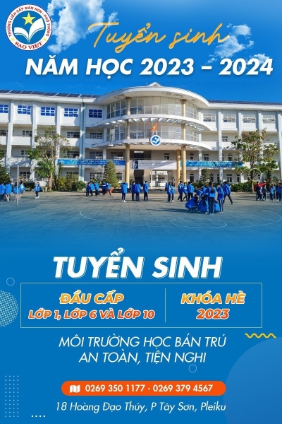 Quảng cáo facebook, quản trị fanpage cho lĩnh vực trường học - Trường TH, THCS & THPT Sao Việt