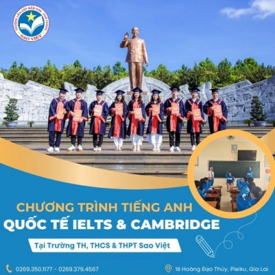 Quảng cáo facebook, quản trị fanpage cho lĩnh vực trường học - Trường Th,Thcs & Thpt Sao Việt
