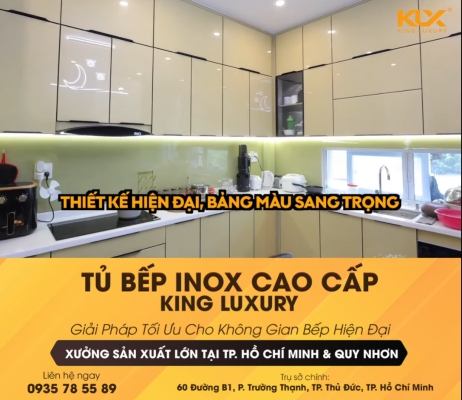 Quảng cáo facebook, quản trị fanpage cho lĩnh vực tủ bếp inox- King Luxury Viet Nam