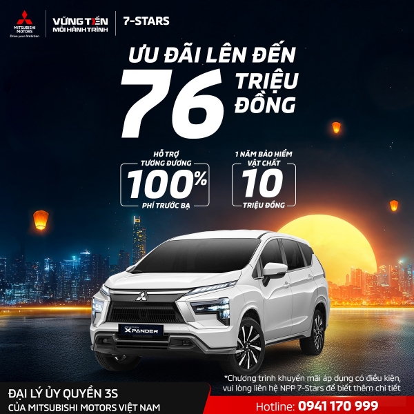 Quảng cáo facebook, quản trị fanpage cho lĩnh vực xe ô tô - Mitsubishi 7-Stars Gia Lai
