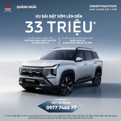 Quảng cáo facebook, quản trị fanpage cho lĩnh vực xe ô tô - Mitsubishi Seven Quảng Ngãi