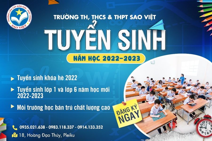 Quảng cáo facebook, quản trị fanpage cho Trường TH,THCS & THPT Sao Việt