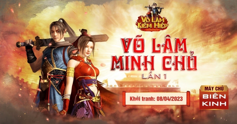 Thiết kế banner chuyên nghiệp cho lĩnh game võ lâm - Võ Lâm Kiếm Hiệp