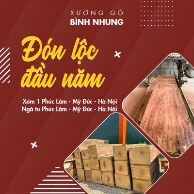 Thiết kế banner chuyên nghiệp, cho lĩnh vực cung cấp gỗ nhập khẩu - Công ty Tnhh Tổng Hợp Bình Nhung