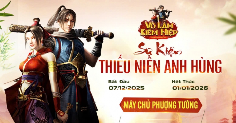 Thiết kế banner chuyên nghiệp cho lĩnh vực game giải trí - Võ Lâm Kiếm Hiệp