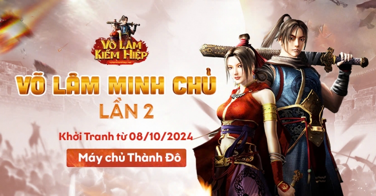 Thiết kế Banner chuyên nghiệp cho lĩnh vực game- Võ Lâm Kiếm Hiệp 