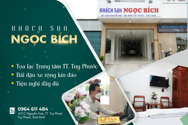 Thiết kế banner chuyên nghiệp cho lĩnh vực khách sạn - Khách sạn Ngọc Bích Bình Định