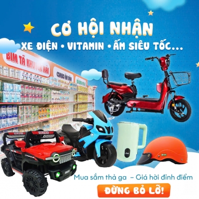 Thiết kế banner chuyên nghiệp cho lĩnh vực mẹ và bé- Cửa hàng mẹ và bé Gold baby