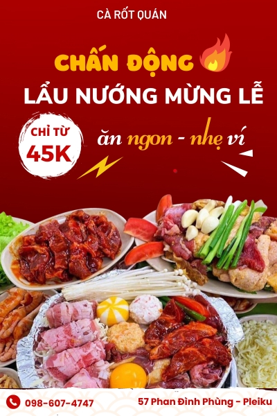 Thiết kế banner chuyên nghiệp cho lĩnh vực quán ăn - Quán Cà Rốt